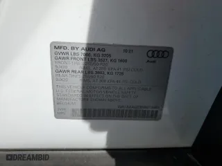 2022 Audi e-tron Premium with VIN WA1AAAGE3NB013467, listed as a Copart auction lot 47391893 with 22,979 mi miles. Bid and sale history available at carsss.com. Image 13.