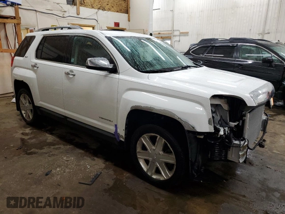 2011 GMC Terrain SLT-1 with VIN 2CTFLVEC5B6411961, listed as a Copart auction lot 56768105 with 163,684 mi miles and Salvage title. Bid and sale history available at DreamBid. Image 4.