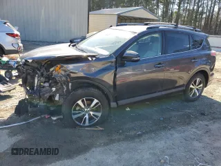 2018 Toyota RAV4 XLE with VIN JTMRFREV7JJ225848, listed as a Copart auction lot 47878355 with Not Provided miles and Salvage Title. Bid and sale history available at DreamBid. Image 1.