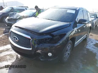 2019 Infiniti QX60 LUXE with VIN 5N1DL0MN4KC549132, listed as a IAAI auction lot 41786547 with 125,631 mi miles. Bid and sale history available at carsss.com. Image 6.