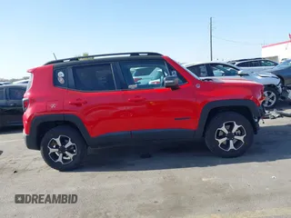 2019 Jeep Renegade Trailhawk with VIN ZACNJBC19KPK09606, listed as a IAAI auction lot 42002002 with 25,646 mi miles and . Bid and sale history available at DreamBid. Image 14.