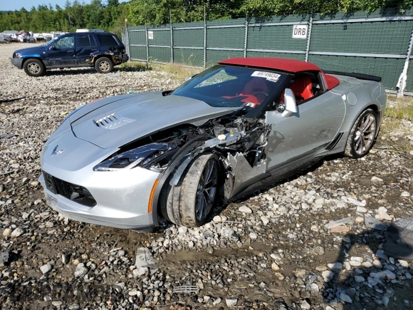 2019 Chevrolet Corvette Grand Sport 2LT with VIN 1G1YY3D73K5114173, listed as a Copart auction lot 69749034 with 0 mi miles and Salvage Title. Bid and sale history available at carsss.com. Image 1.