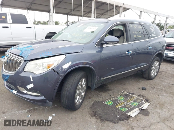 2014 Buick Enclave Premium with VIN 5GAKRCKD4EJ288107, listed as a IAAI auction lot 42068545 with 1 mi miles. Bid and sale history available at carsss.com. Image 17.