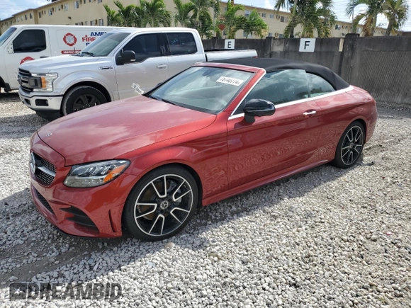 2021 Mercedes-Benz C 300 with VIN W1KWK8DB4MG068481, listed as a Copart auction lot 78740774 with Not Provided miles and Salvage Title. Bid and sale history available at DreamBid. Image 1.