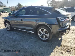 2021 Audi Q5 Sportback Premium Plus with VIN WA15AAFY8M2126553, listed as a Copart auction lot 85826504 with 61,283 mi miles and Salvage title. Bid and sale history available at DreamBid. Image 2.