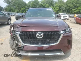 2024 Mazda CX-90 Premium Plus with VIN JM3KKEHD6R1100528, listed as a Copart auction lot 59293835 with 29,241 mi miles and Salvage title. Bid and sale history available at DreamBid. Image 5.