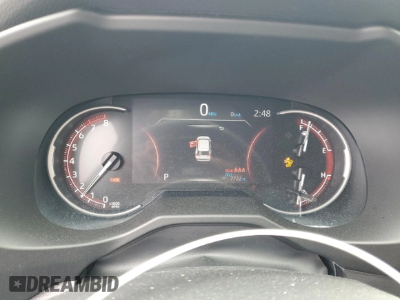 2024 Toyota RAV4 LE with VIN 2T3F1RFV3RC474128, listed as a Copart auction lot 55772125 with 7,722 mi miles and Salvage title. Bid and sale history available at DreamBid. Image 9.