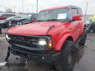 2023 Ford Bronco with VIN 1FMDE5CP3PLB32344, listed as a IAAI auction lot 41273010 with 25,220 mi miles. Bid and sale history available at carsss.com. Image 17.