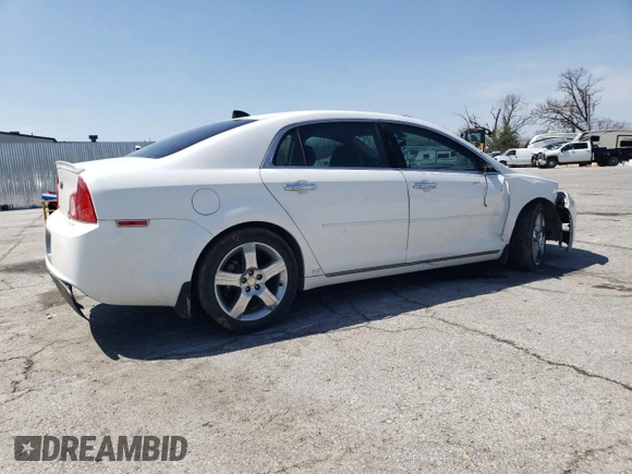 2012 Chevrolet Malibu 1LT with VIN 1G1ZC5E04CF328018, listed as a Copart auction lot 52429175 with 197,277 mi miles and Salvage Title. Bid and sale history available at DreamBid. Image 3.