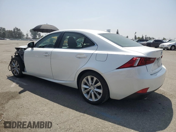 2015 Lexus IS 250 with VIN JTHBF1D29F5082992, listed as a Copart auction lot 60929335 with 34,283 mi miles and Salvage title. Bid and sale history available at DreamBid. Image 2.