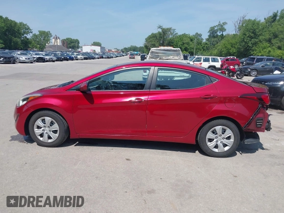 2016 Hyundai Elantra SE with VIN 5NPDH4AE9GH711804, listed as a IAAI auction lot 42451824 with 124,650 mi miles and . Bid and sale history available at DreamBid. Image 15.
