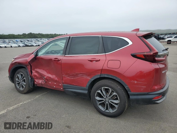 2021 Honda CR-V EX with VIN 5J6RW2H54MA007240, listed as a Copart auction lot 59720135 with 39,199 mi miles and Salvage title. Bid and sale history available at DreamBid. Image 2.