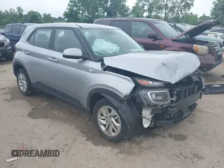 2022 Hyundai Venue SE with VIN KMHRB8A34NU153887, listed as a IAAI auction lot 42671762 with 54,103 mi miles and . Bid and sale history available at DreamBid. Image 1.