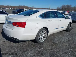 2015 Chevrolet Impala LTZ with VIN 1G1165S39FU137522, listed as a IAAI auction lot 41849649 with 109,606 mi miles. Bid and sale history available at carsss.com. Image 4.