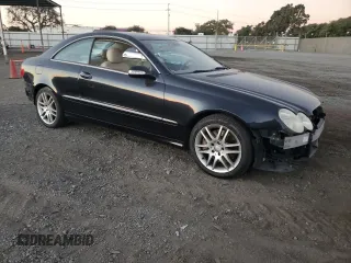 2009 Mercedes-Benz CLK 350 with VIN WDBTJ56H99F269000, listed as a Copart auction lot 80169234 with Not Provided miles and Salvage Title. Bid and sale history available at DreamBid. Image 4.