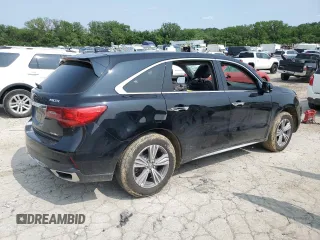2020 Acura MDX with VIN 5J8YD4H39LL053717, listed as a Copart auction lot 59047285 with Not provided miles and Salvage title. Bid and sale history available at DreamBid. Image 3.