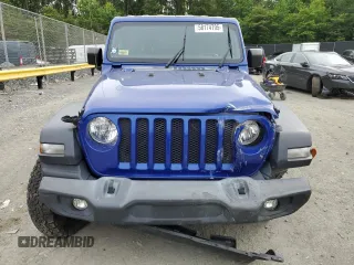 2019 Jeep Wrangler Unlimited Sport S with VIN 1C4HJXDG3KW556884, listed as a Copart auction lot 58174795 with Not provided miles and Salvage title. Bid and sale history available at DreamBid. Image 5.