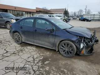 2024 Toyota Corolla XSE with VIN 5YFT4MCE7RP208217, listed as a Copart auction lot 45318595 with 23,133 mi miles and Salvage Title. Bid and sale history available at carsss.com. Image 4.