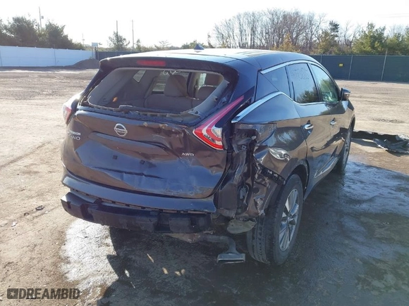 2015 Nissan Murano SV with VIN 5N1AZ2MH8FN231290, listed as a IAAI auction lot 41773685 with 147,715 mi miles. Bid and sale history available at carsss.com. Image 6.