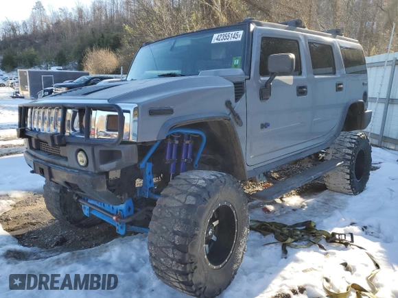 2003 Hummer H2 with VIN 5GRGN23UX3H121083, listed as a Copart auction lot 42355145 with 249,973 mi miles and Clean Title. Bid and sale history available at carsss.com. Image 1.