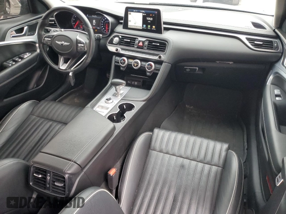 2020 Genesis G70 3.3T with VIN KMTG54LE8LU048052, listed as a Copart auction lot 88071305 with 42,502 mi miles and Salvage Title. Bid and sale history available at DreamBid. Image 8.
