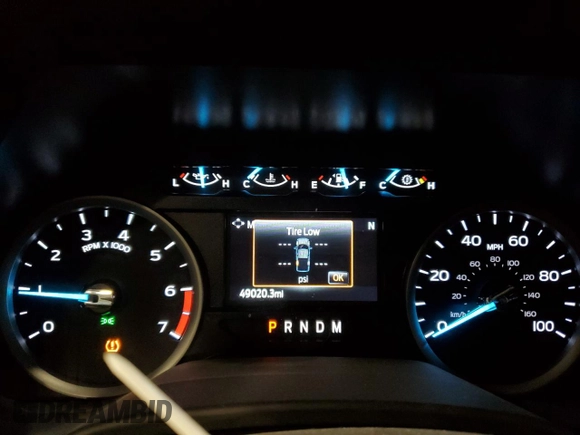 2022 Ford F-250 XL with VIN 1FT7W2BN6NED67920, listed as a Copart auction lot 50507735 with 49,020 mi miles and Salvage title. Bid and sale history available at DreamBid. Image 9.