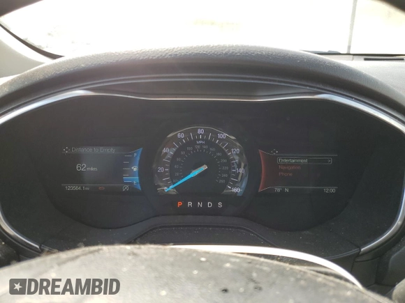 2020 Ford Fusion Titanium with VIN 3FA6P0K9XLR204414, listed as a Copart auction lot 51133515 with 123,564 mi miles and Clean title. Bid and sale history available at DreamBid. Image 9.