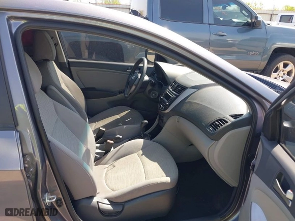 2017 Hyundai Accent SE with VIN KMHCT4AE7HU291456, listed as a IAAI auction lot 41874305 with 116,767 mi miles. Bid and sale history available at carsss.com. Image 5.