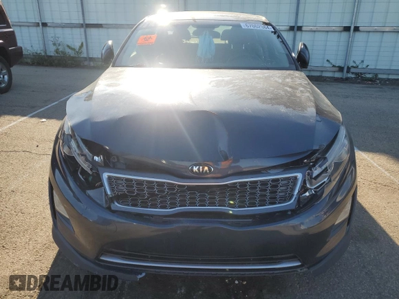 2014 Kia Optima Hybrid LX with VIN KNAGM4AD0E5064638, listed as a Copart auction lot 67062984 with 0 mi miles and Clean Title. Bid and sale history available at carsss.com. Image 5.