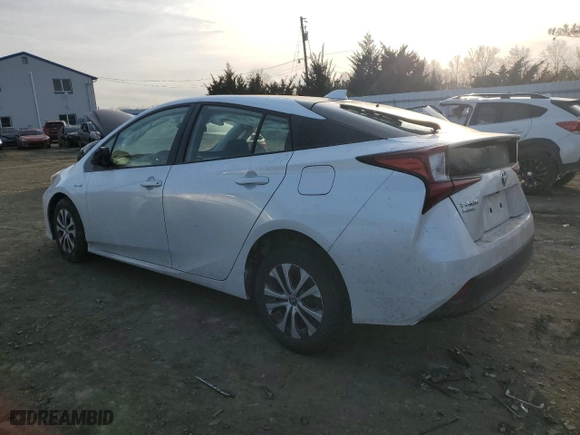 2022 Toyota Prius LE with VIN JTDL9MFU5N3038740, listed as a Copart auction lot 43314845 with 0 mi miles and Salvage Title. Bid and sale history available at carsss.com. Image 2.