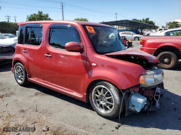 2009 Nissan Cube 1.8 SL with VIN JN8AZ28R39T104619, listed as a Copart auction lot 70265724 with 0 mi miles and Salvage Title. Bid and sale history available at carsss.com. Image 4.
