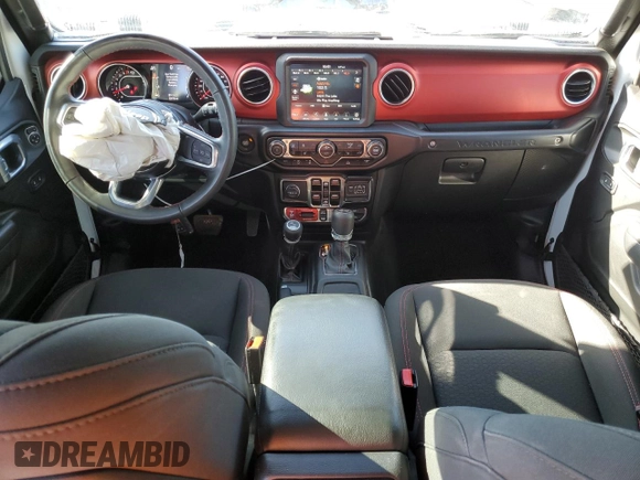 2022 Jeep Wrangler Unlimited Rubicon with VIN 1C4JJXFG2NW125360, listed as a Copart auction lot 76773624 with 22,978 mi miles and Salvage title. Bid and sale history available at DreamBid. Image 8.