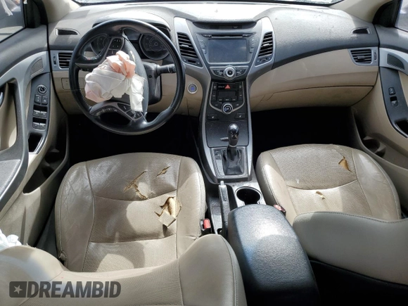 2014 Hyundai Elantra SE с VIN 5NPDH4AE6EH495780, выставлен на аукционе Copart как лот 51750655 с пробегом Не указан миль и Списание • Salvage title. История ставок и продаж доступна на DreamBid. Изображение 8.