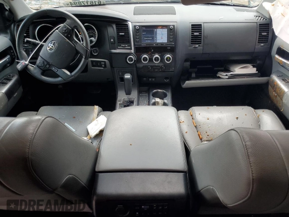 2020 Toyota Sequoia Limited with VIN 5TDKY5G17LS074238, listed as a Copart auction lot 61617894 with 62,445 mi miles and Salvage Title. Bid and sale history available at carsss.com. Image 8.