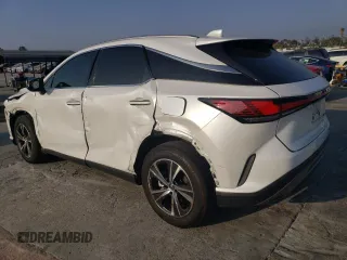 2023 Lexus RX with VIN JTJCHMAA6P2006725, listed as a Copart auction lot 76269404 with 48,086 mi miles and Salvage Title. Bid and sale history available at carsss.com. Image 2.