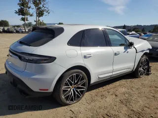 2023 Porsche Macan GTS with VIN WP1AF2A58PLB57985, listed as a Copart auction lot 60368535 with 25,849 mi miles and Salvage title. Bid and sale history available at DreamBid. Image 3.