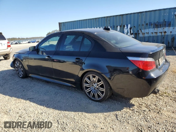 2010 BMW 5 Series 550i with VIN WBANW5C53ACT56674, listed as a Copart auction lot 70927084 with 129,722 mi miles and Salvage Title. Bid and sale history available at DreamBid. Image 2.