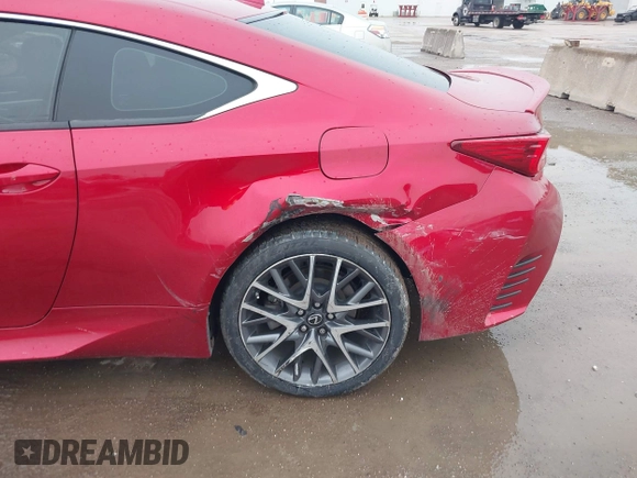 2016 Lexus RC 200t F Sport with VIN JTHHA5BC6G5003534, listed as a IAAI auction lot 41969687 with 91,276 mi miles and . Bid and sale history available at DreamBid. Image 6.