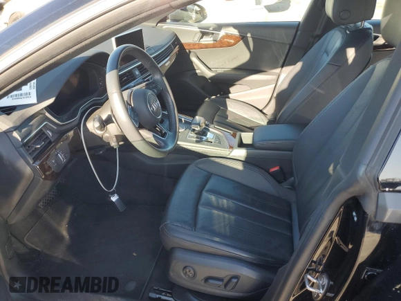 2018 Audi A5 Sportback Premium Plus with VIN WAUBNCF57JA113127, listed as a Copart auction lot 46731393 with 22,266 mi miles. Bid and sale history available at carsss.com. Image 7.