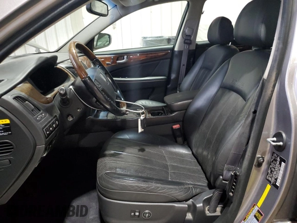 2012 Hyundai Equus Signature with VIN KMHGH4JH5CU051666, listed as a Copart auction lot 47873375 with 145,333 mi miles and Salvage Title. Bid and sale history available at DreamBid. Image 7.