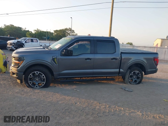 2024 Ford F-150 STX with VIN 1FTEW2KP9RKD46592, listed as a IAAI auction lot 41925104 with 14,938 mi miles and . Bid and sale history available at carsss.com. Image 14.