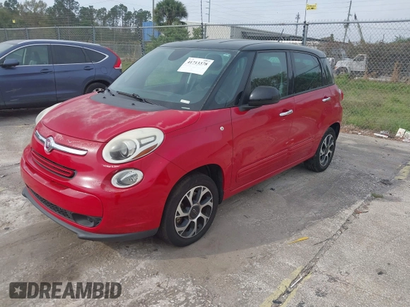 2015 FIAT 500L Easy with VIN ZFBCFABH2FZ031178, listed as a IAAI auction lot 41713378 with 110,830 mi miles and . Bid and sale history available at DreamBid. Image 2.