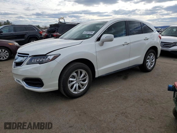 2017 Acura RDX w/Technology Pkg with VIN 5J8TB4H58HL016182, listed as a Copart auction lot 47337224 with 24,454 mi miles. Bid and sale history available at carsss.com. Image 1.