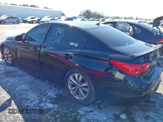 2017 Infiniti Q50 3.0t Premium with VIN JN1EV7AR1HM838154, listed as a IAAI auction lot 41623393 with 74,449 mi miles. Bid and sale history available at carsss.com. Image 3.