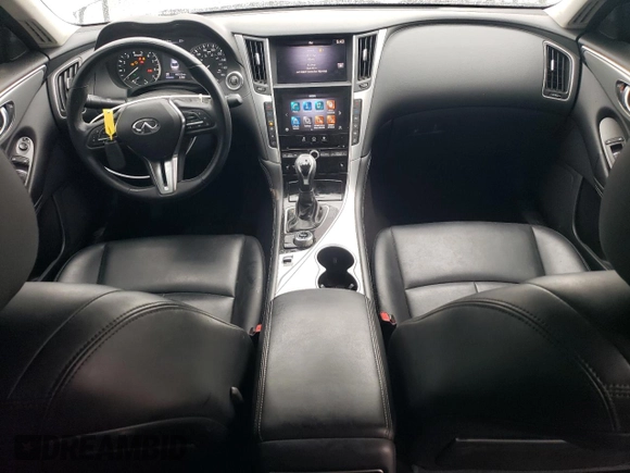 2021 Infiniti Q50 Luxe with VIN JN1EV7BP6MM701895, listed as a Copart auction lot 47854895 with 48,553 mi miles and Salvage title. Bid and sale history available at DreamBid. Image 8.