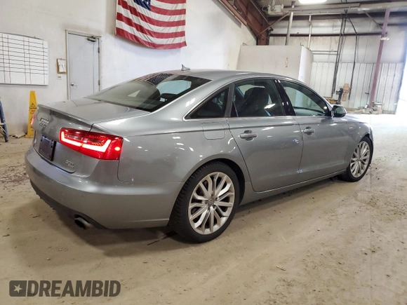 2013 Audi A6 3.0T Premium Plus with VIN WAUGGAFC8DN013487, listed as a Copart auction lot 49599095 with 135,739 mi miles and Clean Title. Bid and sale history available at carsss.com. Image 3.