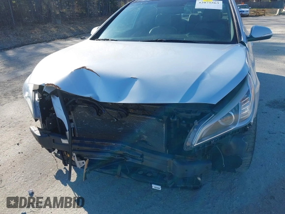 2015 Hyundai Sonata 2.4L Sport with VIN 5NPE34AF9FH041892, listed as a IAAI auction lot 42075563 with 153,024 mi miles. Bid and sale history available at carsss.com. Image 6.