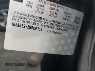 2016 Cadillac ATS-V z VIN 1G6AN5SY2G0156754, wystawiony jako Copart lot #59098925 z przebiegiem 33 915 mil mil oraz Tytuł czysty. Historia ofert i sprzedaży dostępna na DreamBid. Obrazek 13.