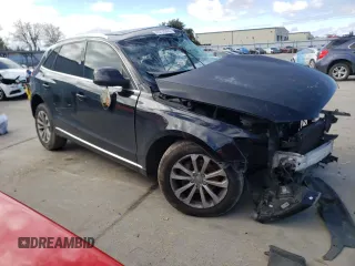 2013 Audi Q5 Premium Plus with VIN WA1LFAFP3DA034756, listed as a Copart auction lot 43770374 with 0 mi miles and Salvage Title. Bid and sale history available at carsss.com. Image 4.