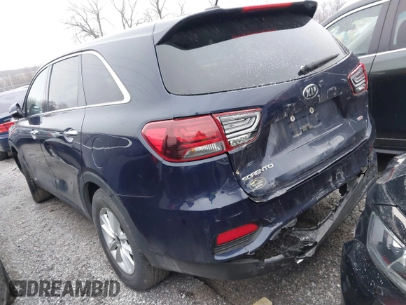 2020 Kia Sorento LX with VIN 5XYPGDA38LG679993, listed as a IAAI auction lot 41575064 with 89,945 mi miles and . Bid and sale history available at DreamBid. Image 3.